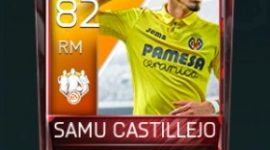 Samu Castillejo 82 OVR Fifa Mobile TOTW Player