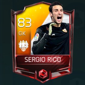 Sergio Rico 83 OVR Fifa Mobile 18 TOTW February 2018 Week 2 Player