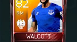 Theo Walcott 82 OVR Fifa Mobile TOTW Player