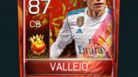 Vallejo 87 OVR Fifa Mobile 18 Carniball Player