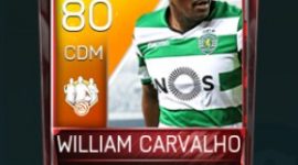 William Carvalho 80 OVR Fifa Mobile 18 TOTW February 2018 Week 2 Player