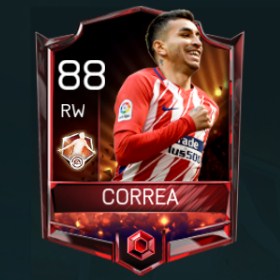 Ángel Correa 88 OVR Fifa Mobile 18 Man of The Match Player