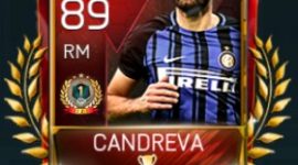 Antonio Candreva 89 OVR Fifa Mobile 18 VS Attack Rewards Player