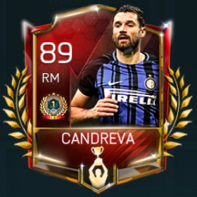 Antonio Candreva 89 OVR Fifa Mobile 18 VS Attack Rewards Player