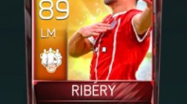 Franck Ribéry 89 OVR Fifa Mobile 18 TOTW March 2018 Week 2 Player
