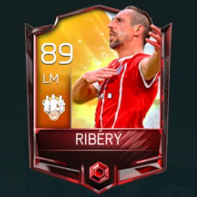 Franck Ribéry 89 OVR Fifa Mobile 18 TOTW March 2018 Week 2 Player