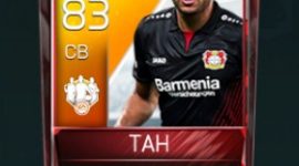 Jonathan Tah 83 OVR Fifa Mobile 18 TOTW March 2018 Week 2 Player