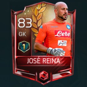 José Reina 83 OVR Fifa Mobile 18 VS Attack Player