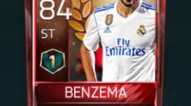 Karim Benzema 84 OVR Fifa Mobile 18 VS Attack Player