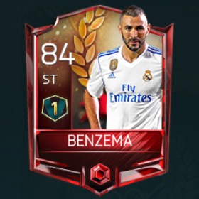 Karim Benzema 84 OVR Fifa Mobile 18 VS Attack Player