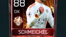 Kasper Schmeichel 88 OVR Fifa Mobile 18 Man of The Match Player