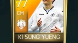 Ki Sung Yueng 77 OVR Fifa Mobile 18 TOTW March 2018 Week 1 Player