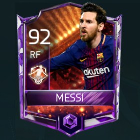 Lionel Messi 92 OVR Fifa Mobile 18 Man of The Match Player