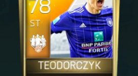 Łukasz Teodorczyk 78 OVR Fifa Mobile 18 TOTW February 2018 Week 4 Player