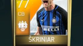 Milan Škriniar 77 OVR Fifa Mobile 18 TOTW March 2018 Week 2 Player