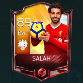 Mohamed Salah 89 OVR Fifa Mobile 18 TOTW March 2018 Week 3 Player