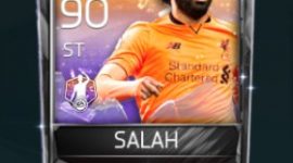 Mohamed Salah ST 90 OVR Fifa Mobile POTM Player