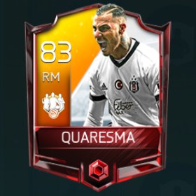 Ricardo Quaresma 83 OVR Fifa Mobile 18 TOTW February 2018 Week 4 Player