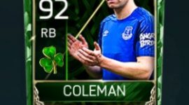 Séamus Coleman 92 OVR Fifa Mobile 18 St. Patrick's Day Player
