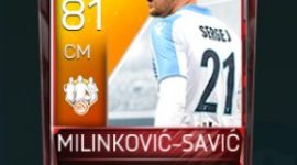 Sergej Milinković-Savić 81 OVR Fifa Mobile 18 TOTW February 2018 Week 4 Player