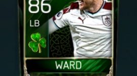 Stephen Ward 86 OVR Fifa Mobile 18 St. Patrick's Day Player