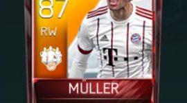 Thomas Müller 87 OVR Fifa Mobile 18 TOTW March 2018 Week 1 Player