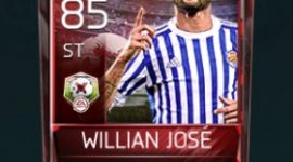 Willian José 85 OVR Fifa Mobile 18 Matchups Player