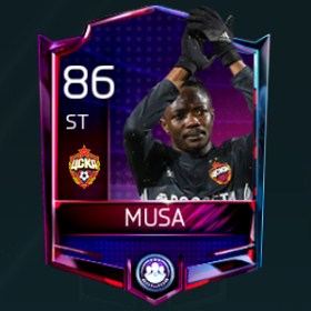 Ahmed Musa 86 OVR Fifa Mobile 18 Squad Building Challenger Player