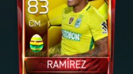 Aldo Leão Ramírez 83 OVR Fifa Mobile 18 Easter Player - Yellow Edition Player