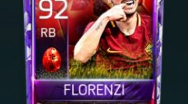 Alessandro Florenzi 92 OVR Fifa Mobile 18 Red Easter Master Player