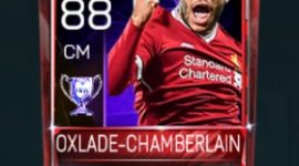 Alex Oxlade-Chamberlain 88 OVR Fifa Mobile 18 Euro Stars Player