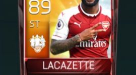 Alexandre Lacazette 89 OVR Fifa Mobile 18 TOTW April 2018 Week 4 Player