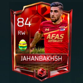Alireza Jahanbakhsh 84 OVR Fifa Mobile 18 Easter Player - Red Edition Player