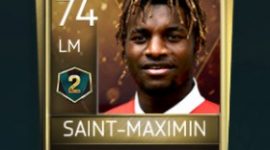 Allan Saint-Maximin 74 OVR Fifa Mobile 18 VS Attack Season 2 Player