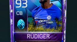 Antonio Rüdiger 93 OVR Fifa Mobile 18 Blue Easter Master Player