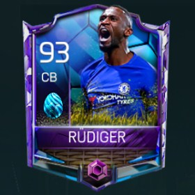 Antonio Rüdiger 93 OVR Fifa Mobile 18 Blue Easter Master Player