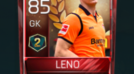 Bernd Leno 85 OVR Fifa Mobile 18 VS Attack Season 2 Player