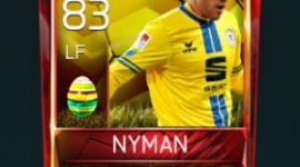 Christoffer Nyman 83 OVR Fifa Mobile 18 Easter Player - Yellow Edition Player