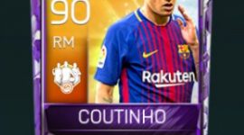 Coutinho 90 OVR Fifa Mobile 18 TOTW April 2018 Week 3 Player