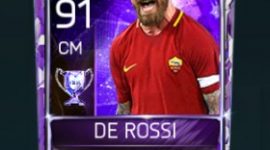 Daniele De Rossi 91 OVR Fifa Mobile 18 Euro Stars Player