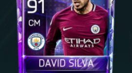 David Silva 91 OVR Fifa Mobile 18 Squad Building Challenger Player