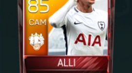 Dele Alli 85 OVR Fifa Mobile 18 TOTW April 2018 Week 1 Player