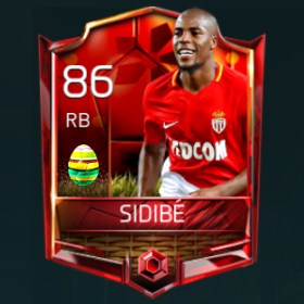 Djibril Sidibé 86 OVR Fifa Mobile 18 Easter Player - Red Edition Player