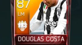 Douglas Costa 87 OVR Fifa Mobile 18 TOTW April 2018 Week 3 Player