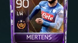 Dries Mertens 90 OVR Fifa Mobile 18 Tournament Player