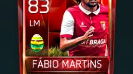 Fábio Martins 83 OVR Fifa Mobile 18 Easter Player - Red Edition Player