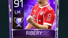 Franck Ribéry 91 OVR Fifa Mobile 18 Euro Stars Player