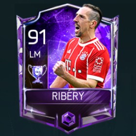 Franck Ribéry 91 OVR Fifa Mobile 18 Euro Stars Player