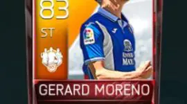 Gerard Moreno 83 OVR Fifa Mobile 18 TOTW April 2018 Week 4 Player