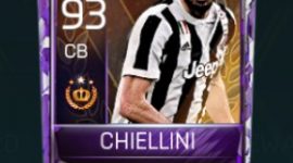 Giorgio Chiellini 93 OVR Fifa Mobile 18 Tournament Player